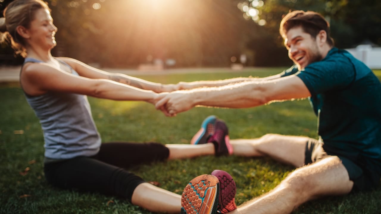 couple working out