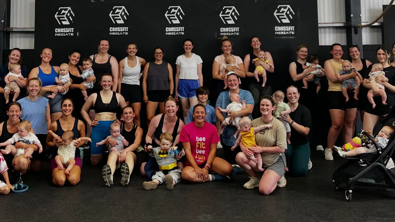 cross fit event with lots of busylizzy members